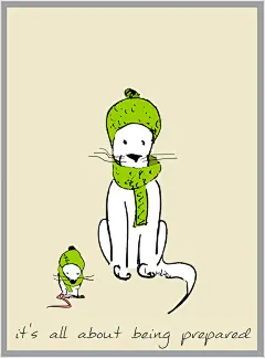猫之插画图集丨绘画动画素描水彩手绘临摹案例