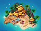 Sunny island (2d project), Anastasiya Subbota : My personal project on the theme of a sunny beach!