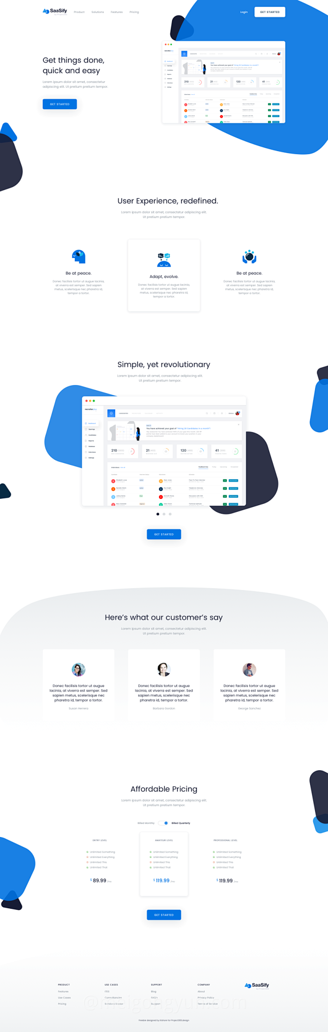 SaaSify Landing Page...
