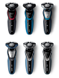 Philips Series 5000 Shavers / 2013 -15 : A new product icon for the mid-range product group of rotary shavers which fits in to the current shaving portfolio of Philips.