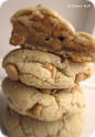 Puffy Vanilla and Peanut Butter Chip Cookies . . . this ... | Cookies