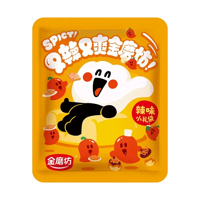 金磨坊12款30包辣味零食礼包魔芋爽辣条...