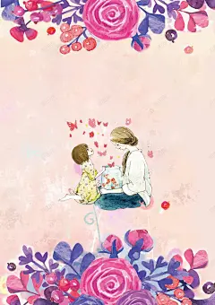 母亲节母爱亲情海报 颜色 高清背景 背景 设计图片 免费下载 页面网页 平面电商 创意素材