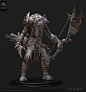 Warhunters, Dmitry Osipenko : one of the characters, made for ‘The Godlike’ MOBA. hipoly model