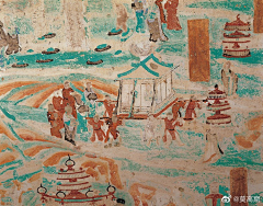 JUANlv采集到壁画|彩塑