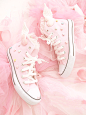 粉色天使平底鞋，女孩子应该很喜欢