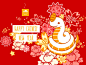 农历新年打印Behance