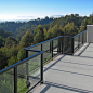 DesignRail® Aluminum Railing Systems with Glass Infill