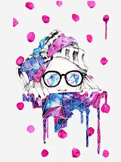 炫酷女孩高清素材 人物 彩色 时尚 金属感 免抠png 设计图片 免费下载