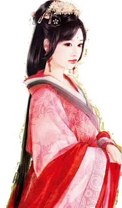 古风 插画 唯美 手绘 橙光 背景  玄幻 人物立绘女【侵权致歉】