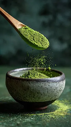 Midjourney咒语丨壁纸：禅意“抹茶” - 小红书