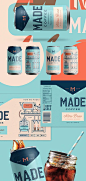 Check Out The Beautiful Illustrations and Typography On This Coffee Kenny Coil designed this beautifully illustrated packaging for Made Coffee. The design features gorgeous typography and detailed illustrations that depict the process of making and roasti