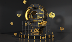 zl秦徐采集到C4D机械字