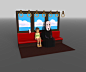Spirited Away, Mike Nicholson : Voxel study of the Spirited Away train scene.