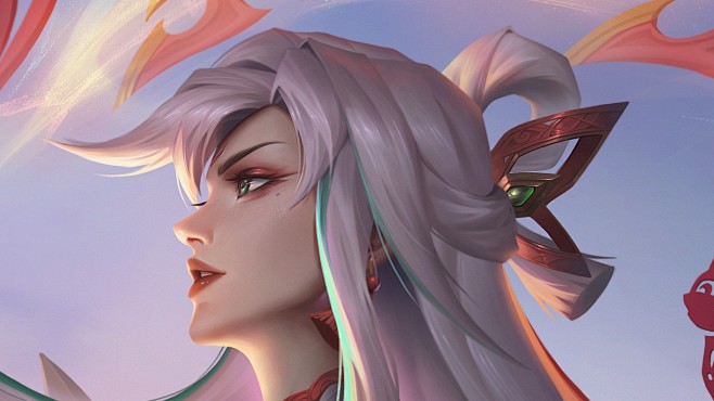 剪纸仙灵刀妹Mythmaker Irelia Fanart
