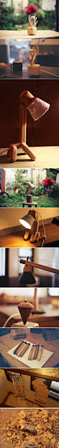 中华手工：台湾人李易達（MoziDozen工作室）设计制作的萌系木工作品。