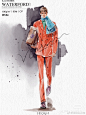 iPad时装画
软件：procreate
画笔：pencil
笔刷：VEGGA小笨水彩笔刷
VEGGA小笨时装画分享超话 ​​​ ​​​​