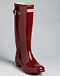 Hunter Huntress Extended Calf Glossy Rain Boots