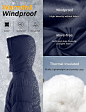 Wantdo Men's Quilted Hooded Jacket Puffer Coat Warm Outdoor Clothing Navy, Large at Amazon Men’s Clothing store