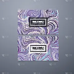 问候，邀请或名片设计模板