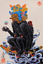 Kenta Torii’s Dynamic Paintings Packed With Traditional Iconography : Kenta Torii’s vibrant paintings are a striking blend of traditional imagery and contemporary sensibilities. The Japan-born artist, who has been based in Mexico for more than a decade, o