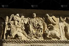 石头罗马式pantocrator