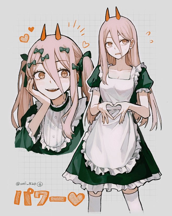 #电锯人# - 女仆帕瓦. (Twi:uni_520) 来源:@慕漫菌-微博