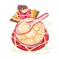 元宵节可爱萌娃吃元宵汤圆素材 (27)