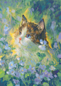 花海_朔夜韶光__插画师作品_涂鸦王国gracg.com