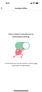 Headspace Downloads screen