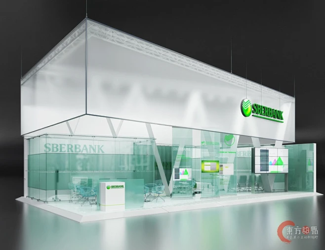 SBERBANK Sibos|设计师原创作品|图库|东方设界-最大的免费展览展示资源整合平台