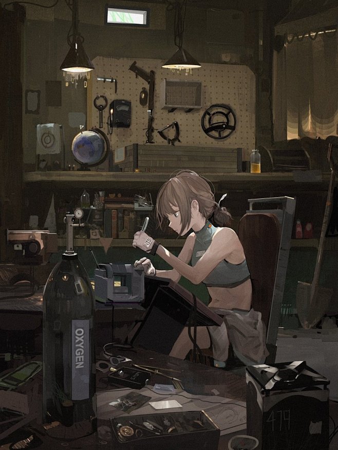 分享_EROS_的动态 油画感和二次元的...