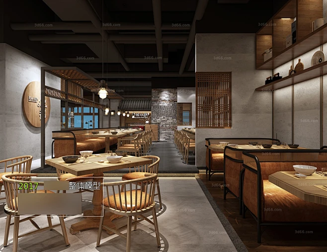 农家餐馆饭店3dmax模型 乡村土家菜馆餐厅民族风格餐饮店铺3d模型-淘宝网-花瓣网