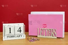贺卡,历日,情人节,水平画幅,无人,家庭生活,唇膏,信封,单词,第14天