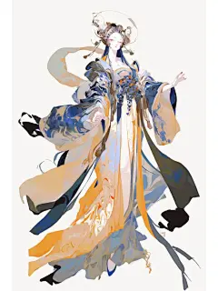 AI古风时装秀｜忽略这个鸡爪子一样的手哈哈