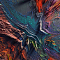 Sand Worlds : Traditional paintings turned into sand worlds, using particle simulation.