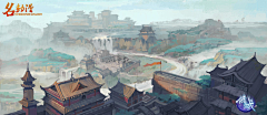 敬酒不喝喝雪碧采集到学生场景原画作品