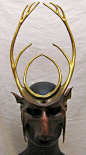 Leather stag mask