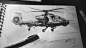 Inktober #3 2016 Helicopter Hybrid, Darek Zabrocki : #inktober #again
This time i challenged myself with making a hybrid between apache and comanche military helicopters. that's the result, gonna keep on practicing! so much fun
more: www.instagram.com/dar