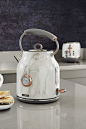 Luxury Marble Kettle and Toaster #marble #kettle kitchen accessories gadgets gift ideas | kitchen accessories ideas counter space | kitchen accessories ideas counter space