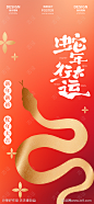 蛇年行大运海报-源文件-志设网-zs9.com