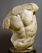 《加迪躯干》公元前2世纪希腊化时期的雕塑，意大利，佛罗伦萨，乌菲兹美术馆。