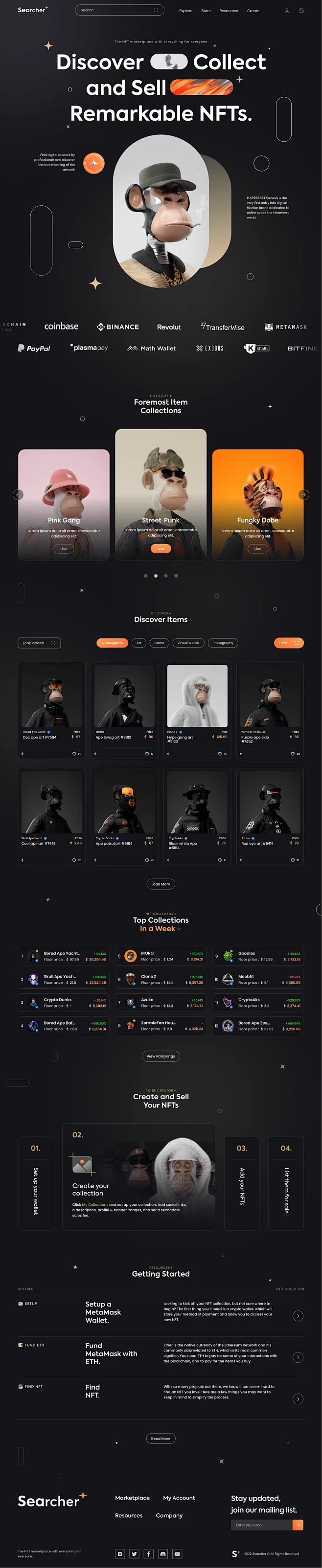 Nft Web 项目 | Behance 上的照片、视频、徽标、插图和品牌-花瓣网