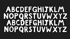 【Pelicula】一种怀旧艺术风格的手绘字体-100font.com