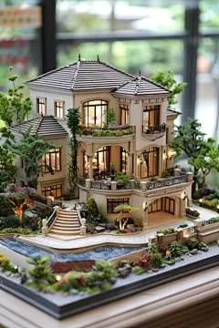 住宅小区沙盘房屋模型