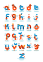 有趣的26个字母插画设计//Bunka 文艺圈 展示 设计时代网-Powered by thinkdo3