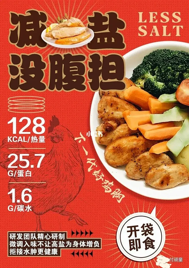 减盐食品海报设计--健康生活从减盐开始图片_美食海报图片素材-花瓣网