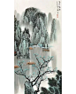 山水国画大家白雪石——醉美漓江系列山水画 - 小红书