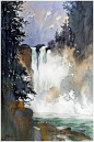 Thomas W. Schaller「Snoqualmie Falls」