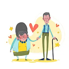 老年人   - 源文件下载【酷图网】老年人,爷爷奶奶,外公外婆,卡通人物,敬老,上年纪,祖父母,外祖父母,老年生活